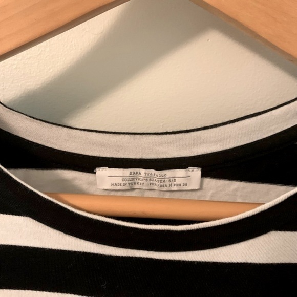 ZARA | Striped Oversized T-Shirt - Picture 5 of 8
